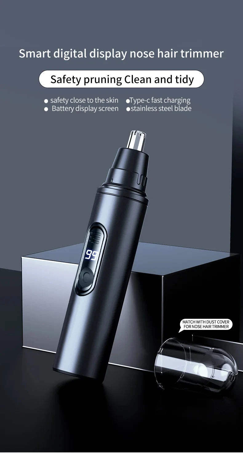 Mini Pocket Nose Hair Trimmer Painless Clipper Nose Ears GlowCart