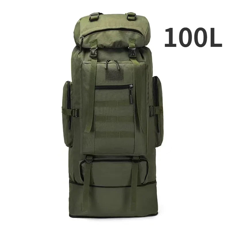 80L/100L  Mountaineering Bag Climb Bag Tactical Backpacks GlowCart