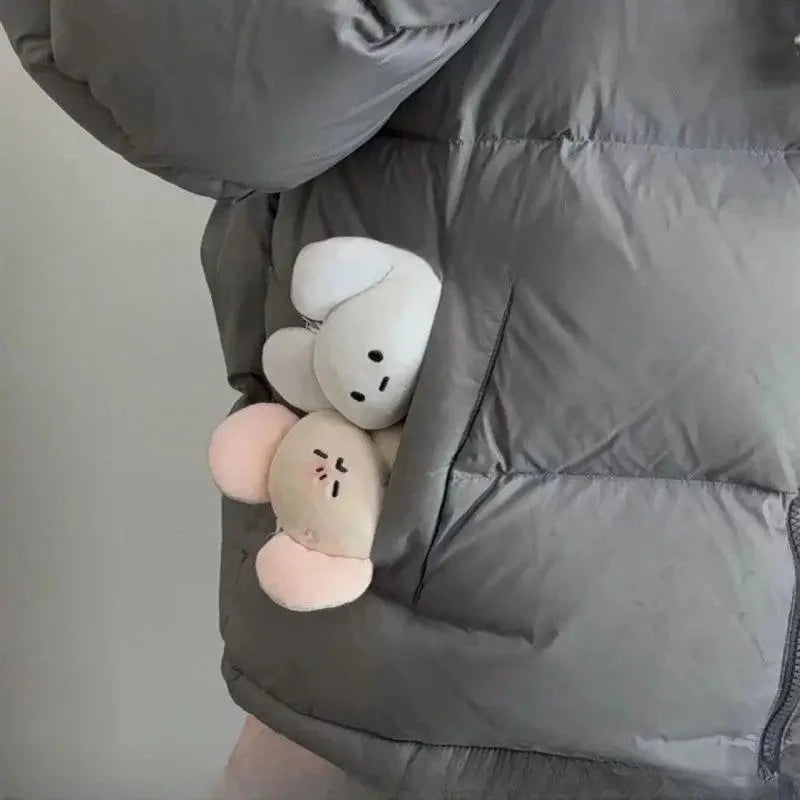 Cute Plush Cat Doll Keychain Girl Backpack Decoration GlowCart