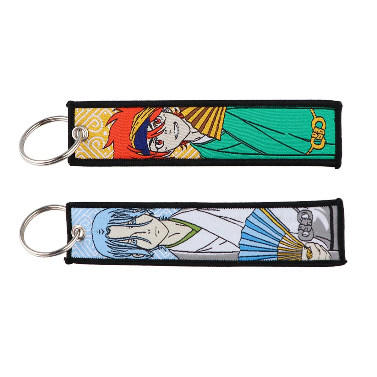 Classic Anime Cool Embroidery Key Fobs Key Tag Motorcycles GlowCart