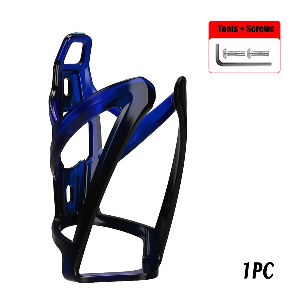 Universal Gradient Color Water Bottle Cage, Light Nylon Fiber Bicycle Holder for MTB Road Bike, Cycling Accessories Equipment GlowCart