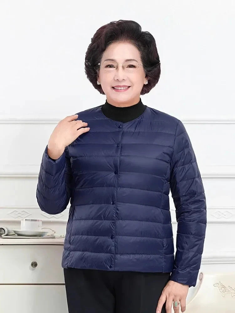 Woman Ultra Light Down Jacket Portable Parka Matte Fabric GlowCart