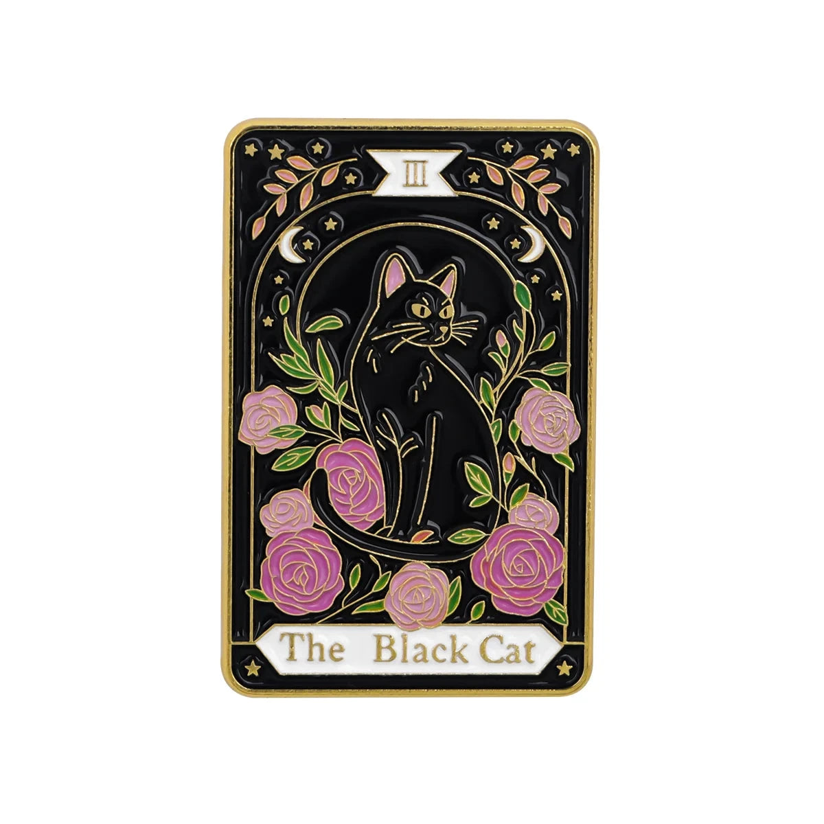 Cute Black Cat Enamel Pin Animal Brooch Pines Lapel Pins GlowCart
