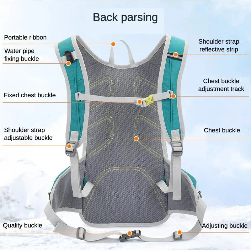 Outdoor Mountaineering Bag 20L Large Capacity Backpack GlowCart