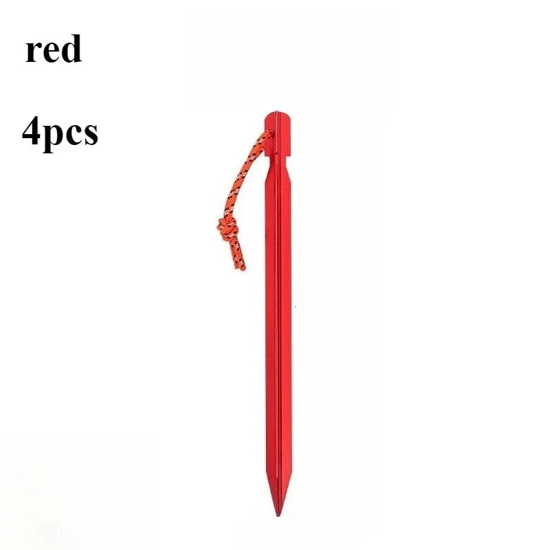 Outdoor tent with triangular ground nails Tent Takes Pegs GlowCart