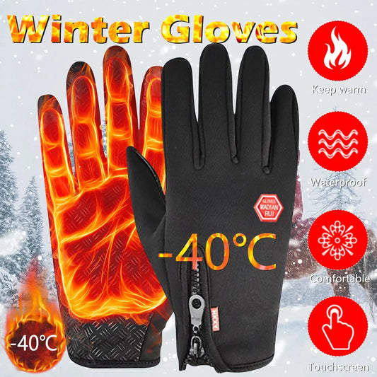 Winter Gloves for Men Women Warm Tactical Gloves Touchscreen GlowCart