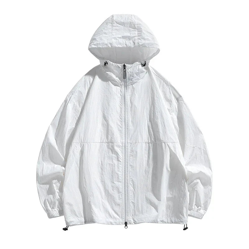 Men Hiking Jackets Waterproof Sun-Protective Coats Summer GlowCart