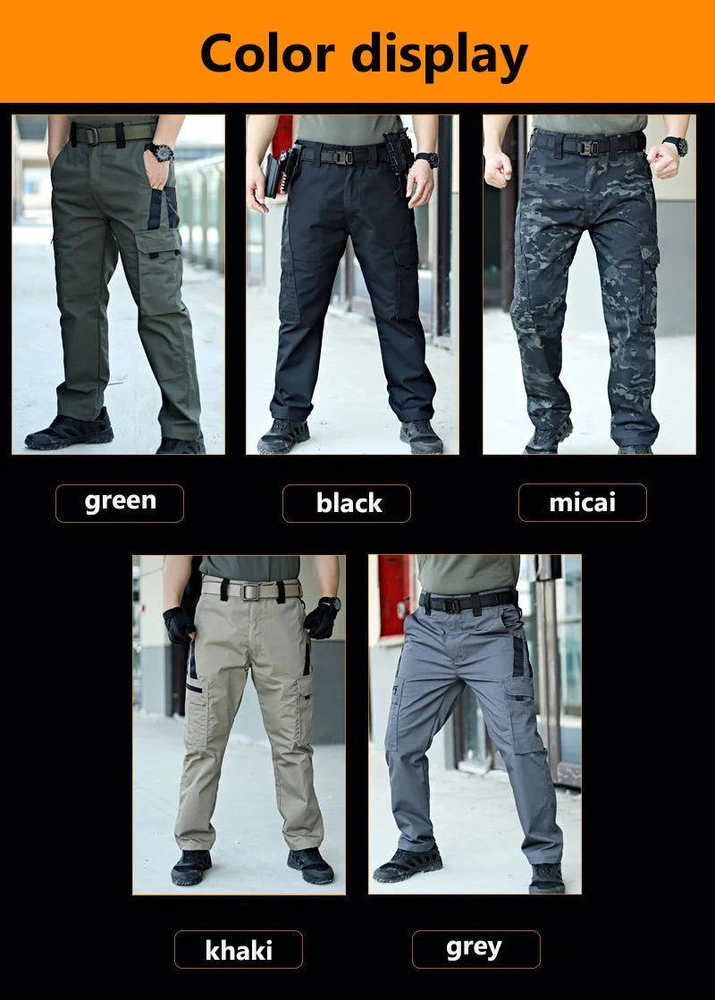 New Tactical Work Pants Men Outdoor Cargo Trousers GlowCart
