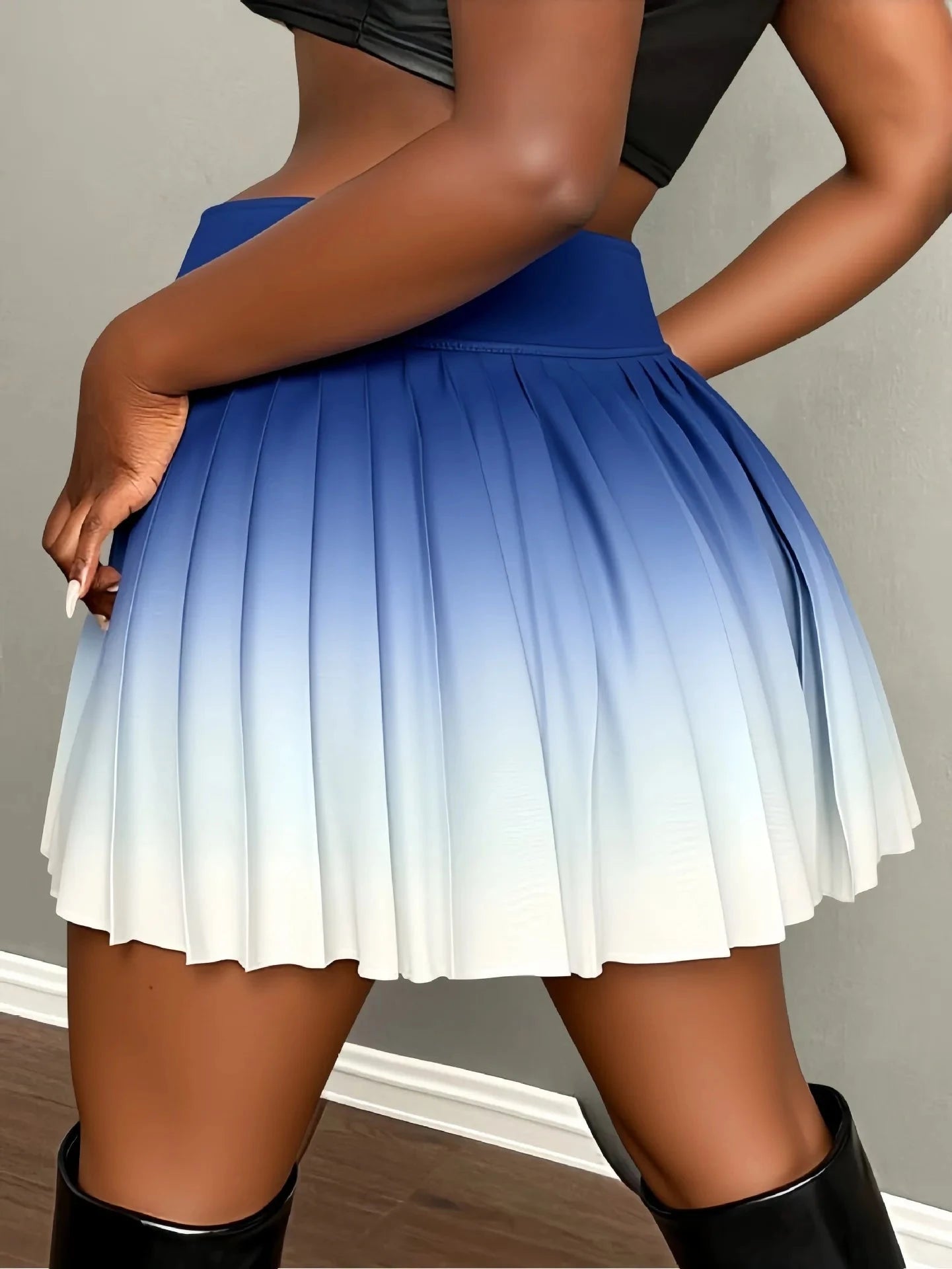 Summer Gradient Color Running Shorts Side Pocket False 2 GlowCart