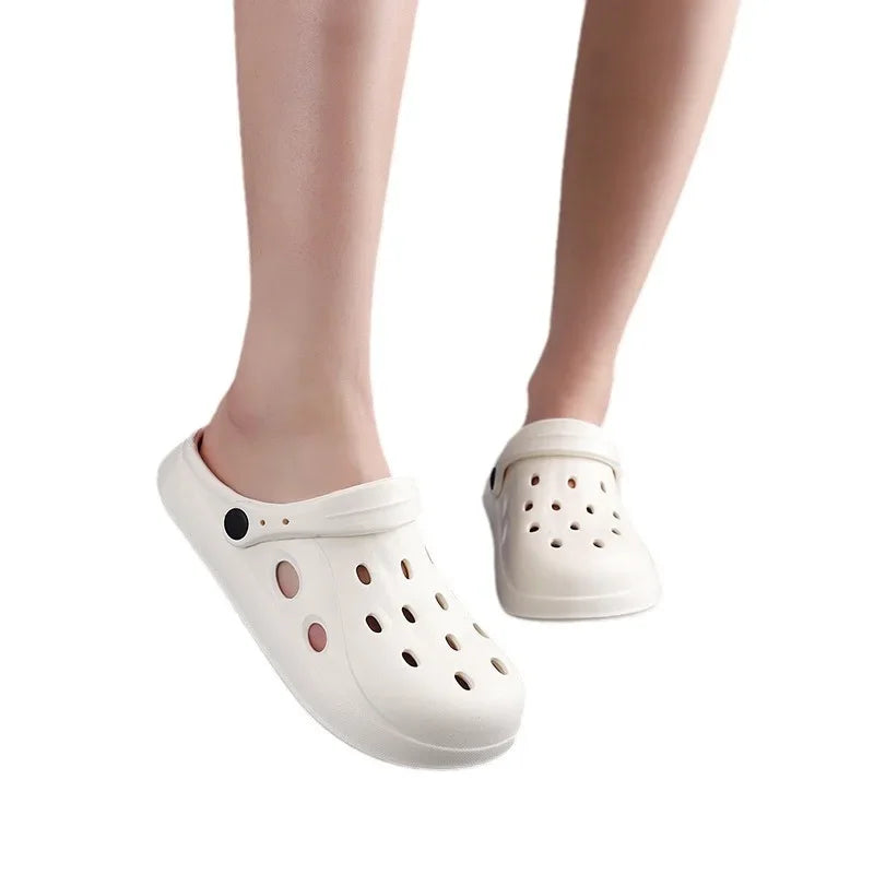 Mens Summer Beach Sandals Unisex Casual Garden Clogs Outdoor Wide Toe Cross Sandals for Ladies Non Slip House Shower Slippers GlowCart