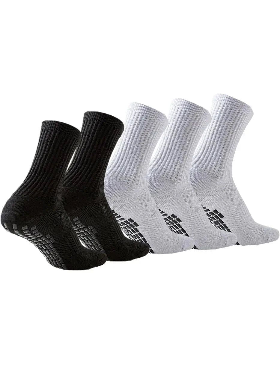 5Pairs football socks men women towel bottom Terry grip socks basketball rugby soccer running tennis outdoor sport socks GlowCart
