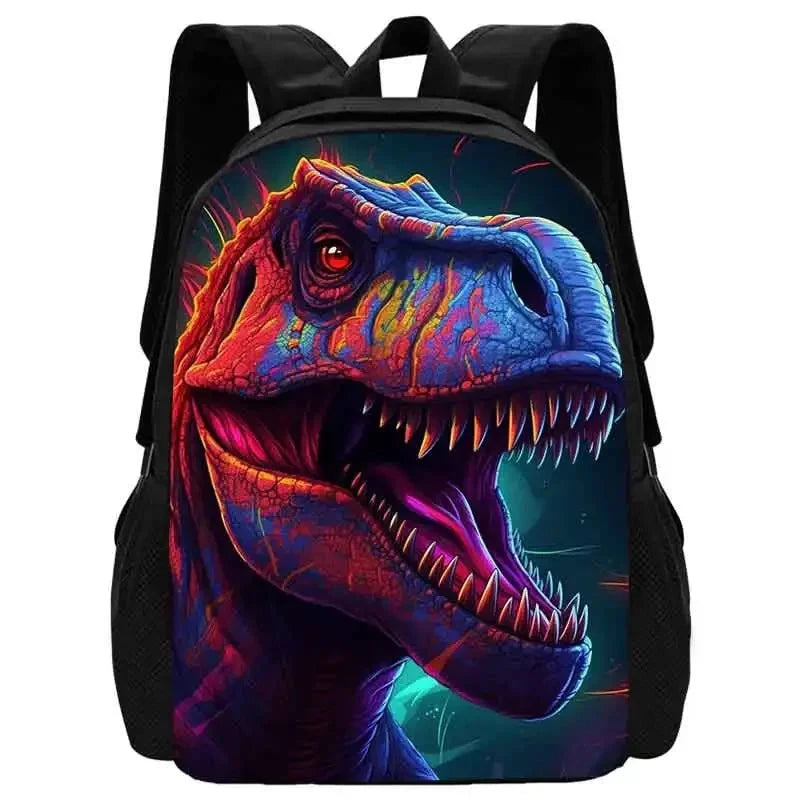 Mochila Dinosaur School Backpack for Children,School Bags for Boys ,Light Weight Cartoon Animal Prints Child Backpack Durable GlowCart