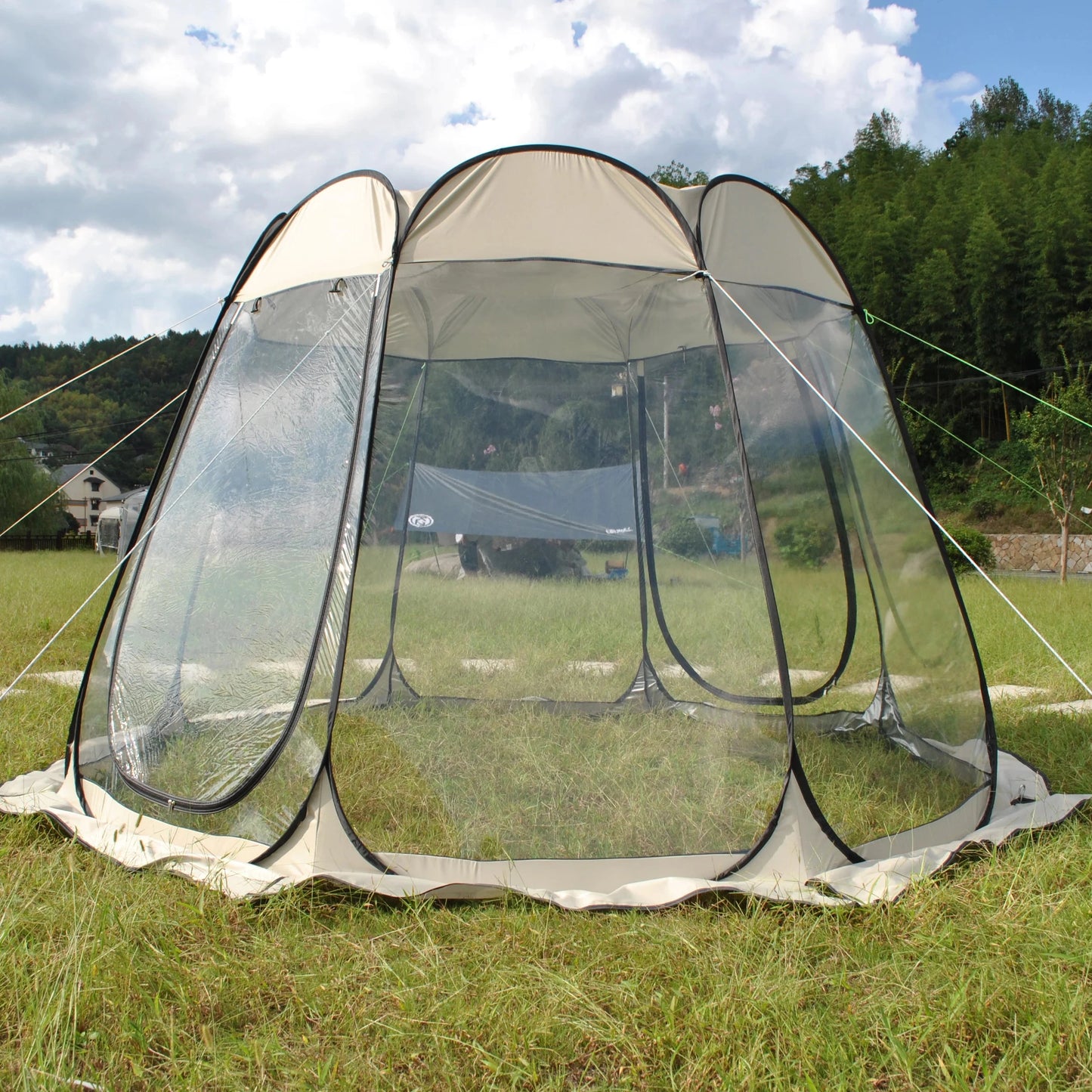 Pop up Bubble Tent Screen House 8 Person Large Camping Sun GlowCart