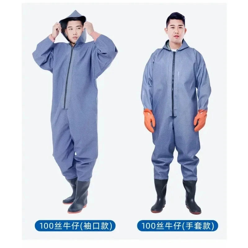 Motorcycle Raincoat /Conjoined Men Raincoat/overalls Men and GlowCart