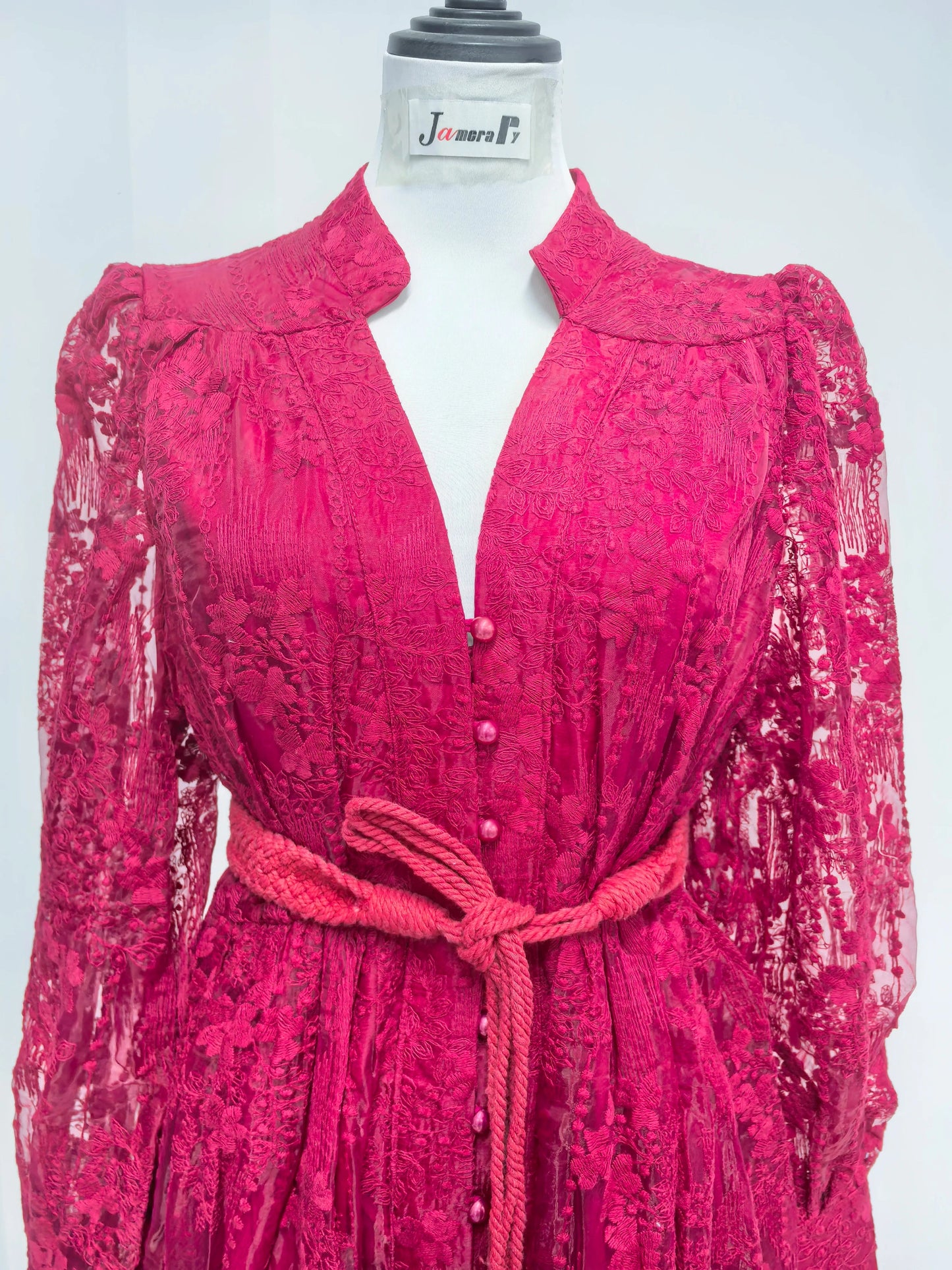 Luxury Embroidery Formal Dresses Women Summer Autumn Lantern GlowCart