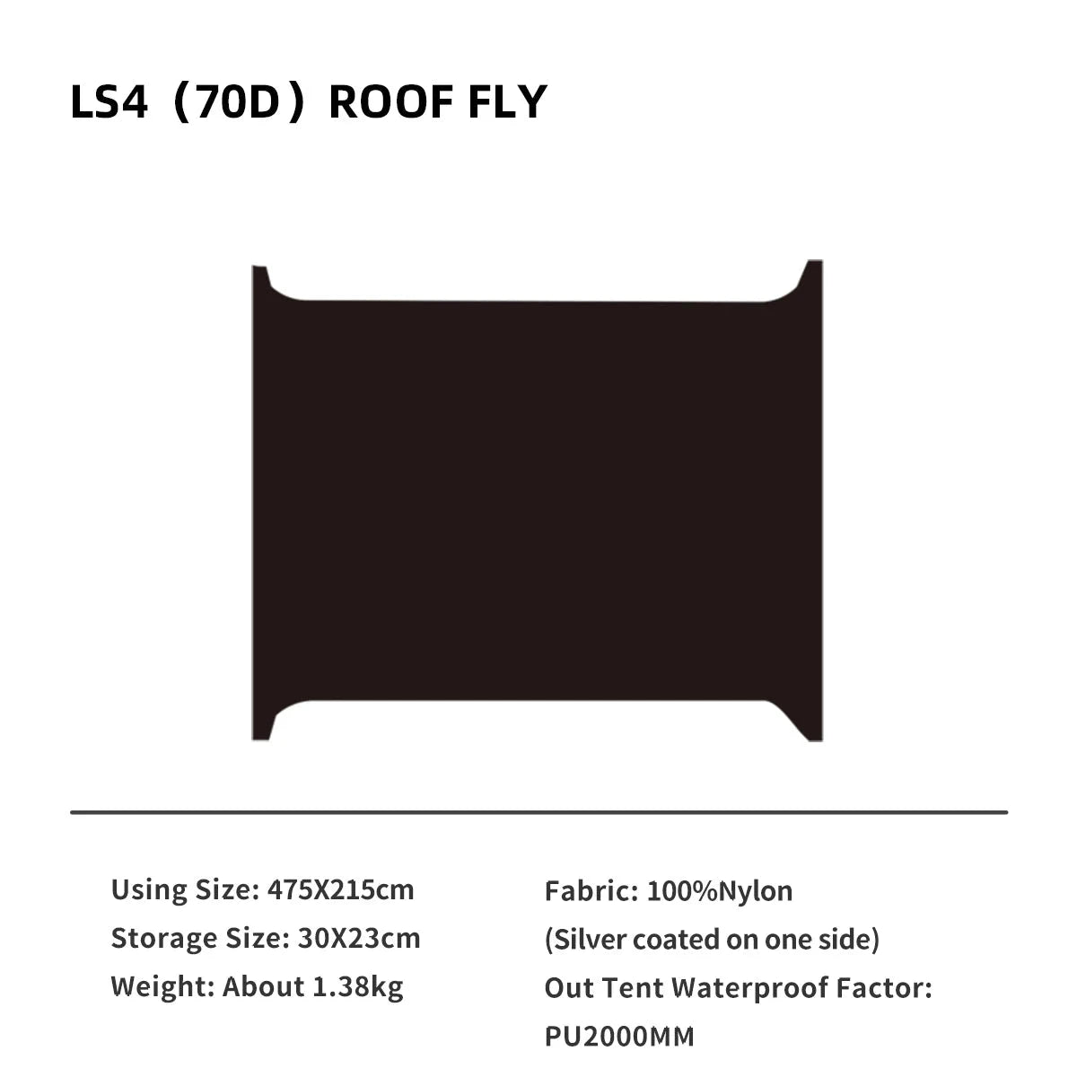 MOBI GARDEN Camping Tunnel Tent LS4 Wide Space Aden GlowCart