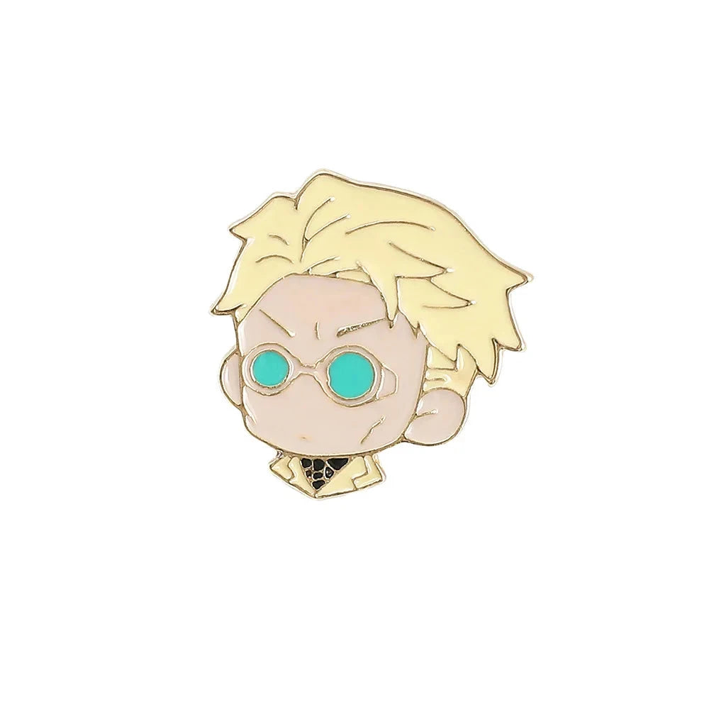 Anti-exposure Brooch Cute Cartoon Commemorative Metal Badge GlowCart