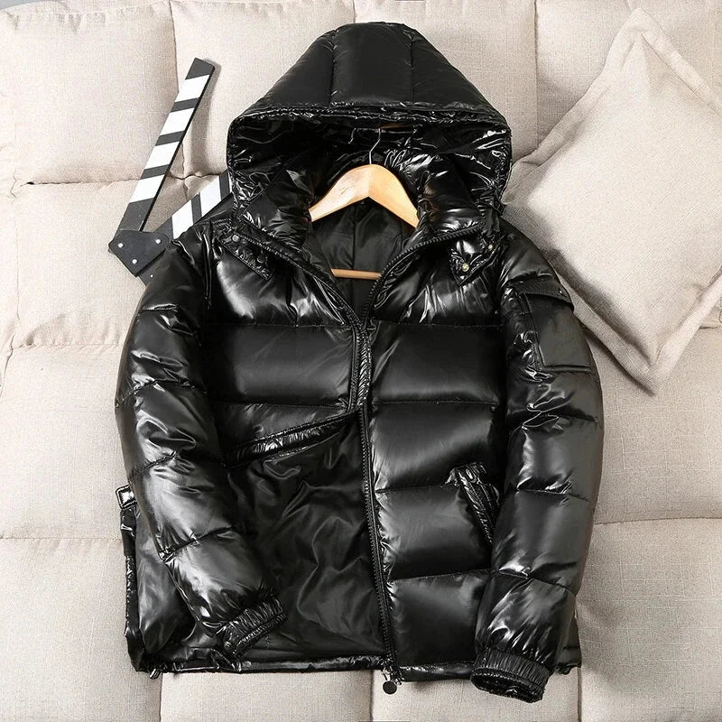 Plus size Men parkas Puffer Jackets Bubble Padded Clothes GlowCart
