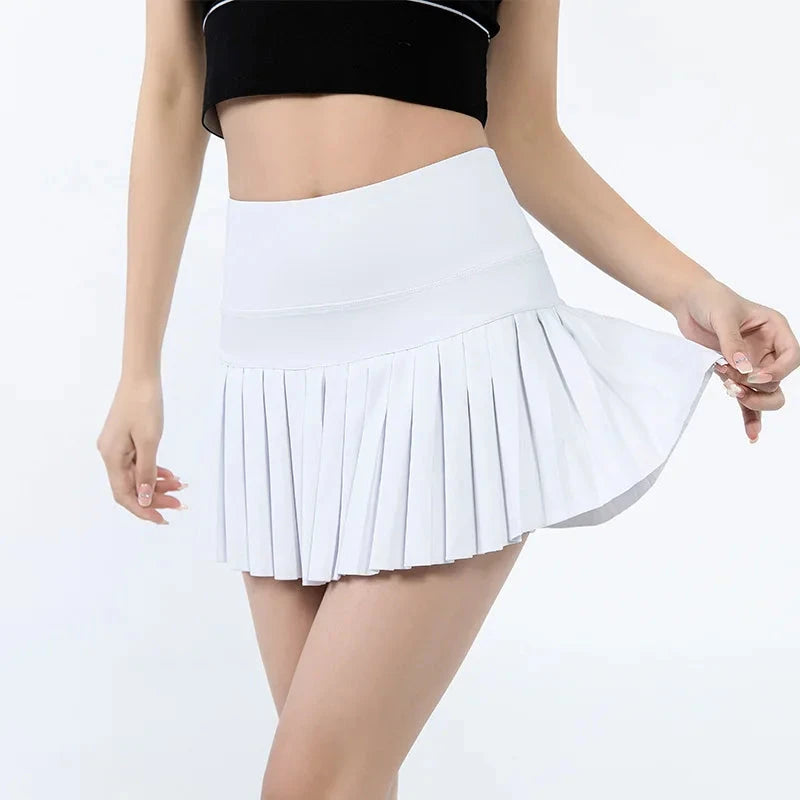 fashionable summer sports shorts women's pleated skirt anti GlowCart