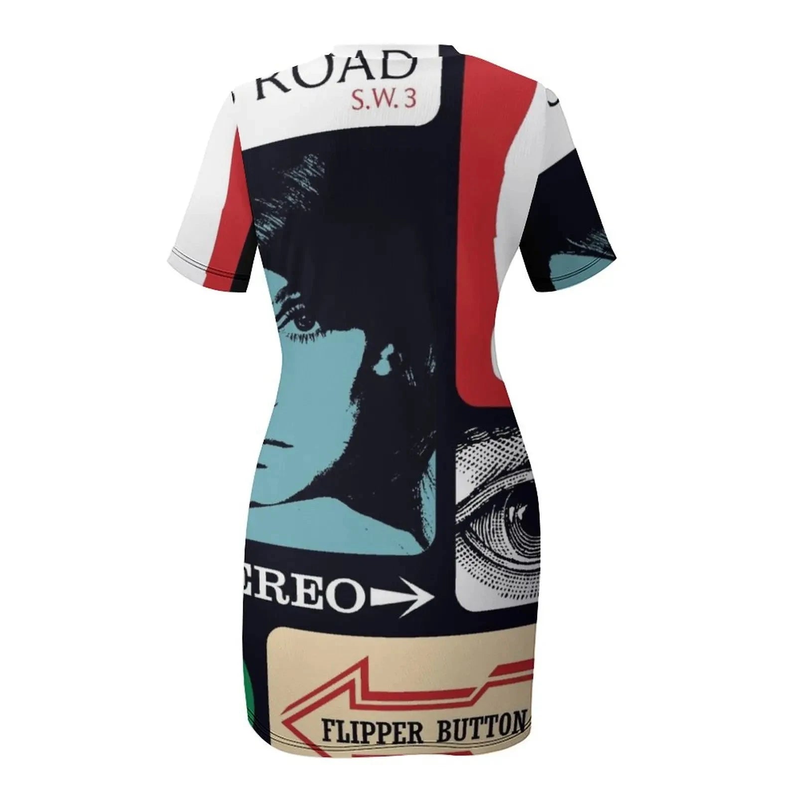 Swinging Sixties Three Short Sleeved Dress women's clothing GlowCart