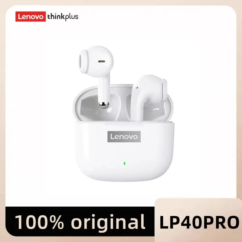 Original Lenovo LP40 Pro TWS Earphones Wireless Bluetooth GlowCart