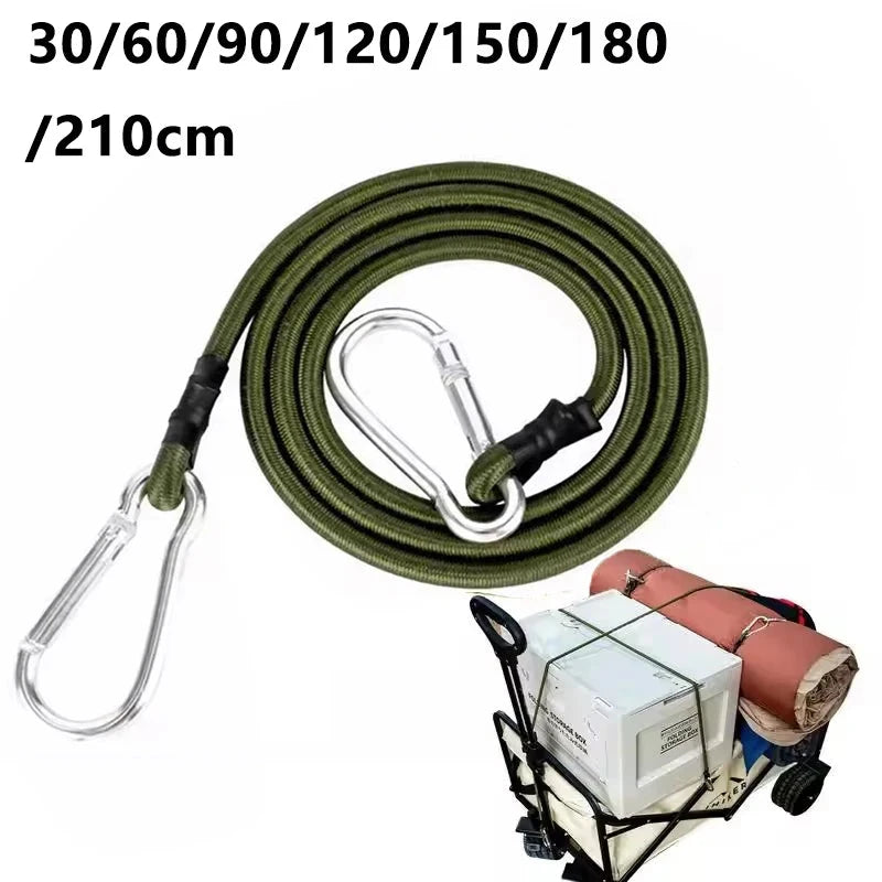 30-210cm Outdoor Elastic Tie Rope Tent Fixed Rope Bicycle GlowCart