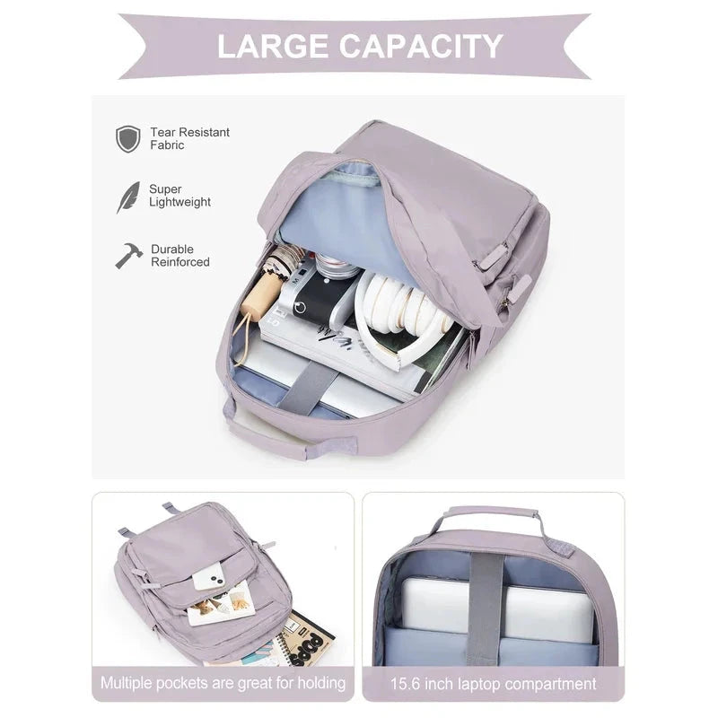 Backpacks for Women, Laptop Bag Cabin Travel Backpack, GlowCart