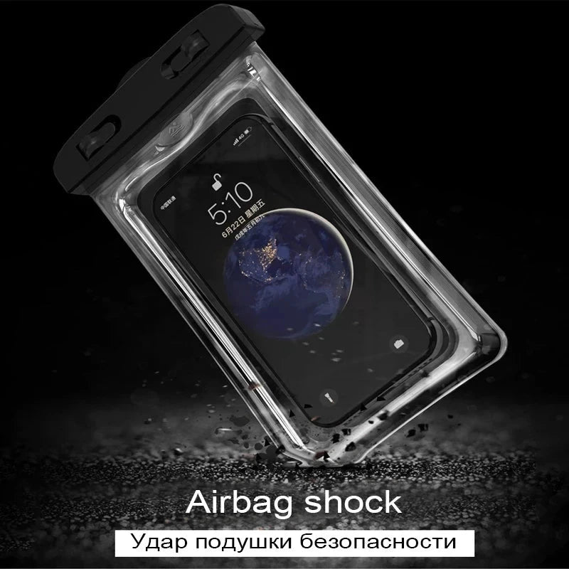 IP68 Universal Waterproof Phone Cases Bag For iPhone 16 15 GlowCart