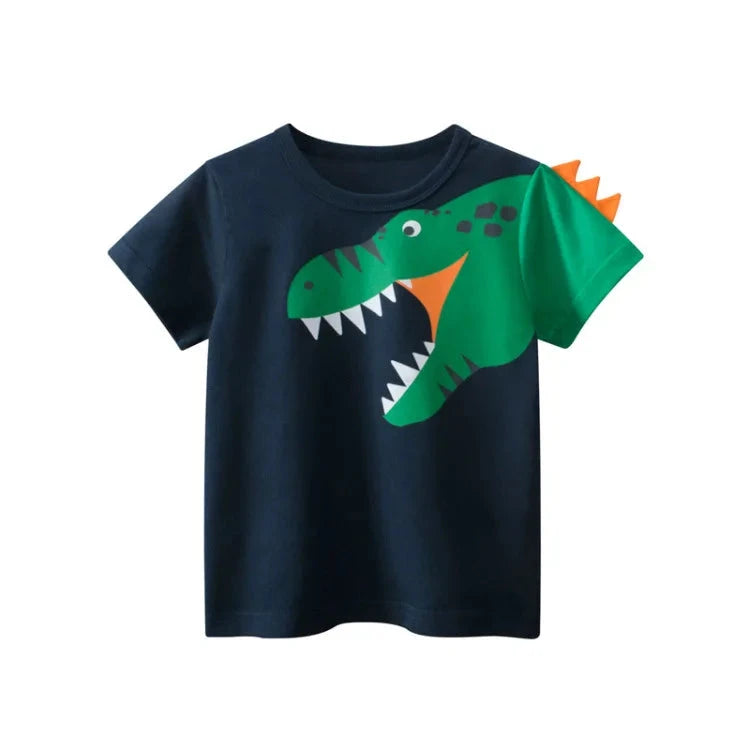 Children Short Sleeve T-shirts Korean Version Kids Clothing GlowCart