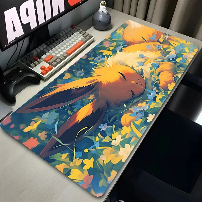 Kawaii Japan Anime Mouse Pad PC Colorful E-eevee Gamer GlowCart