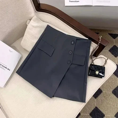 Fashionable Suit Skirt Pants Women's Short Shorts High Waist GlowCart