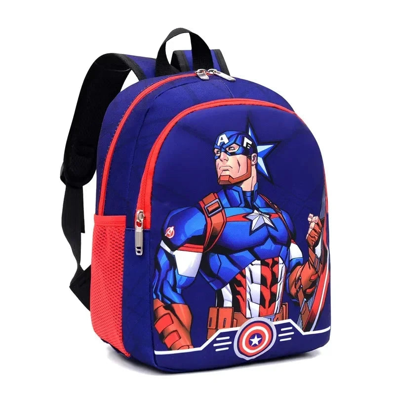 Children schoolbag Spiderman backpack weight-reducing kindergarten Iron Man backpack boys and girls cartoon backpack GlowCart