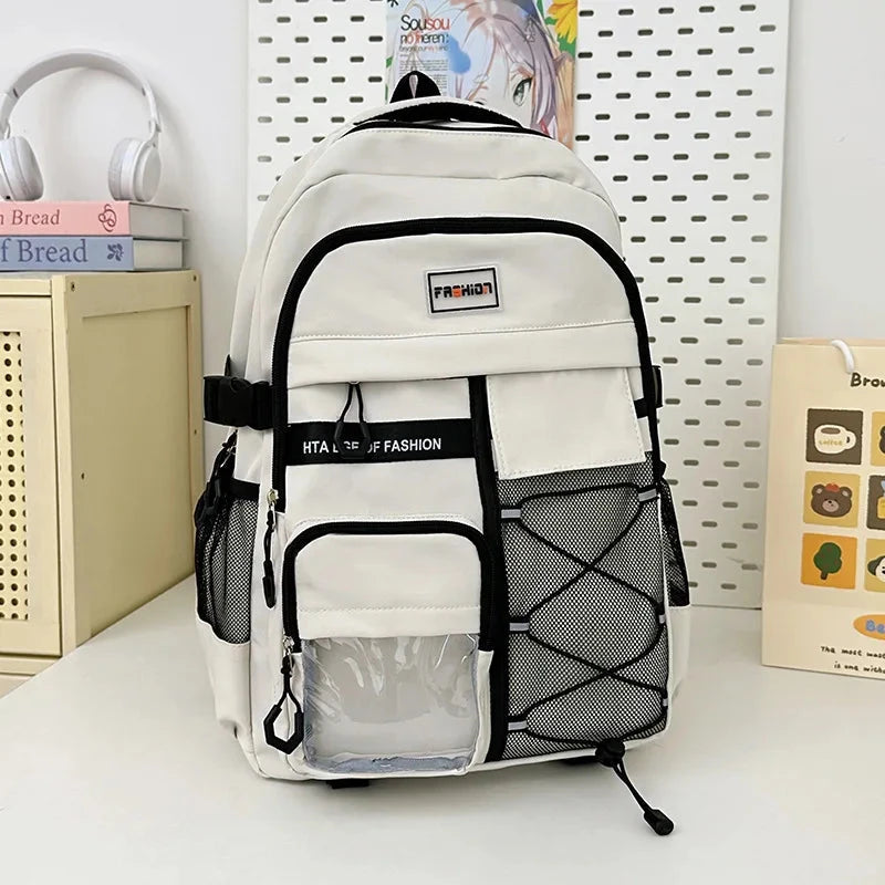 Japanese Style School Backpack Small Doll Bag Large Capacity for Middle&High School Student Men And Women Youth Casual GlowCart