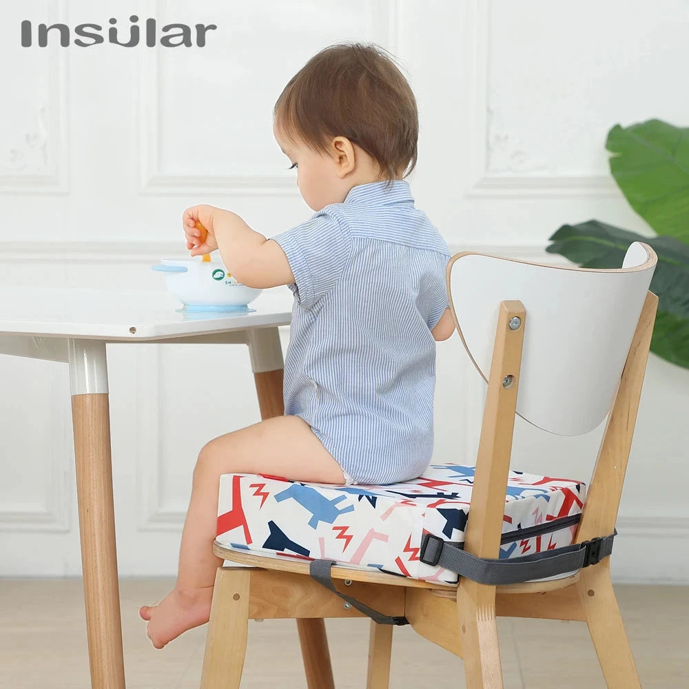 Children Kids Increased Booster Seat Cushion Pad Pillow Baby Dining High Chair Seat Cushions Adjustable Removable Baby Safety GlowCart