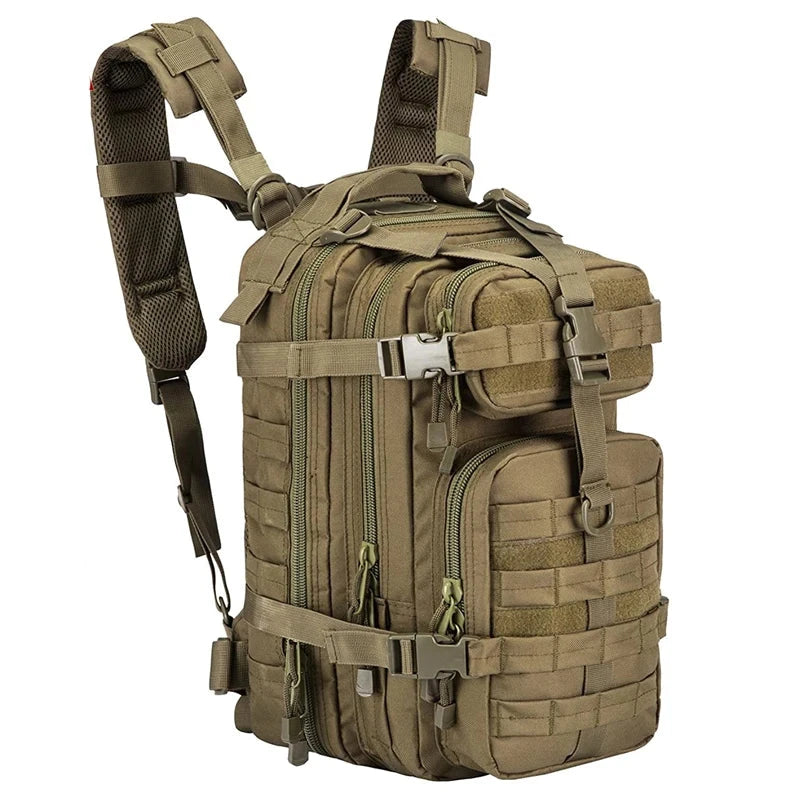 30L Tactical Backpack Military Daypack for Men Molle Assault GlowCart