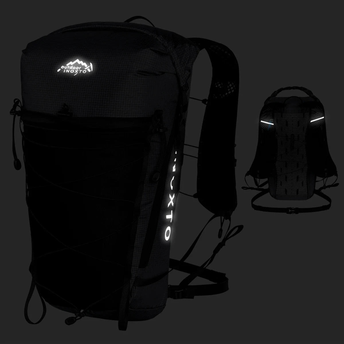 Hiking Backpack for Men and Women, Waterproof Camping GlowCart