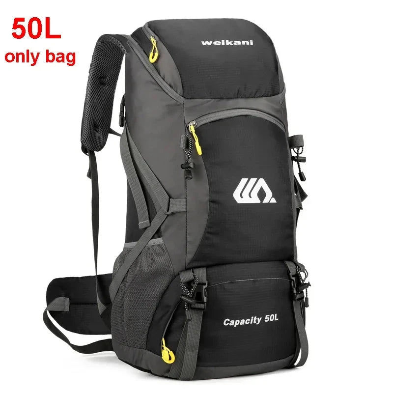 50L Travel Backpack Camping Men Large Hiking Bag Tourist GlowCart