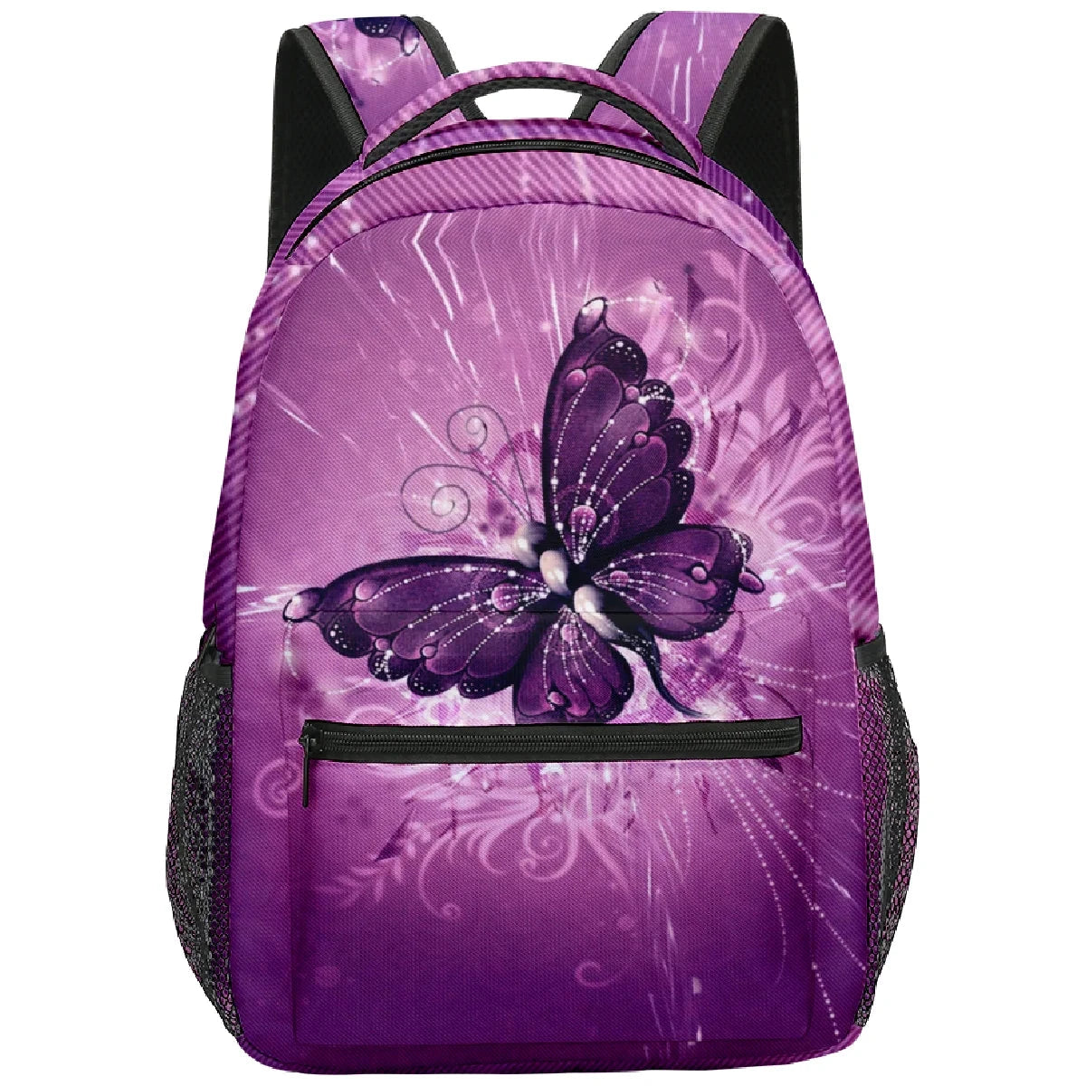 Trendy Popular Funny butterfly student Bookbag Notebook GlowCart