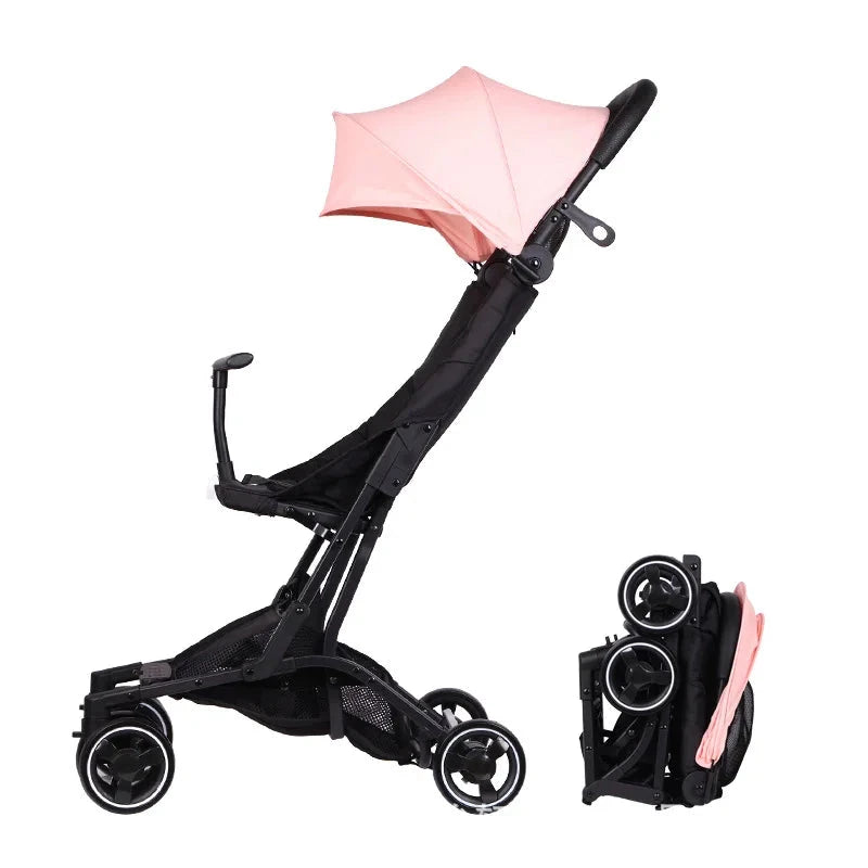 lightweight folding stroller Can sit or lie down Simple portable high landscape baby umbrella stroller Children's stroller GlowCart