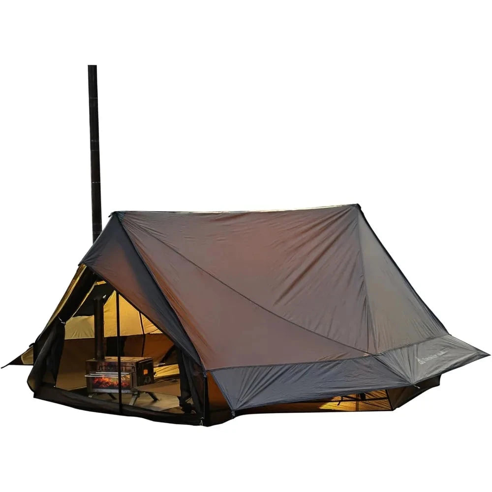 Hot Tent with Stove Jack – 4 Season Waterproof & Windproof GlowCart