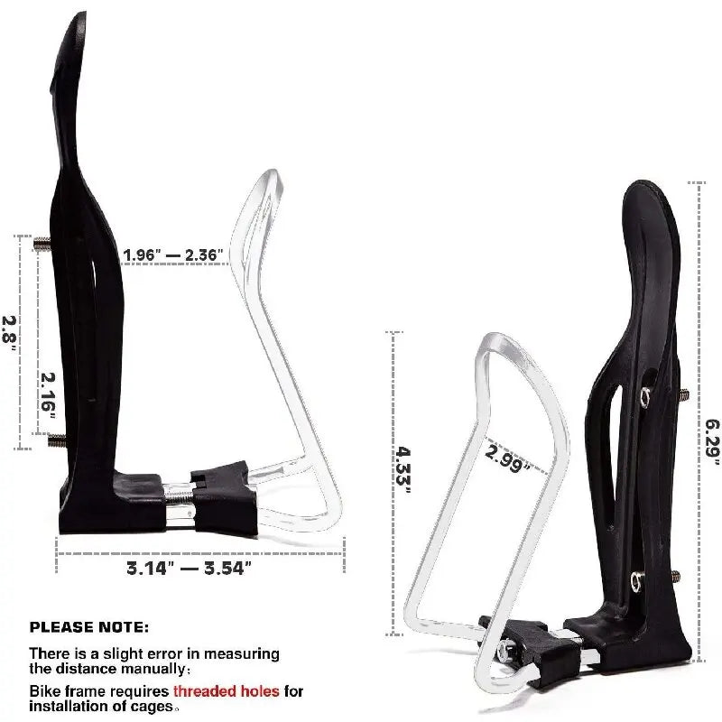 Adjustable Bicycle Water Bottle Holder Aluminum Alloy Lightweight Bike Water Cup Cages Universal Drink Rack Cycling Accessories GlowCart