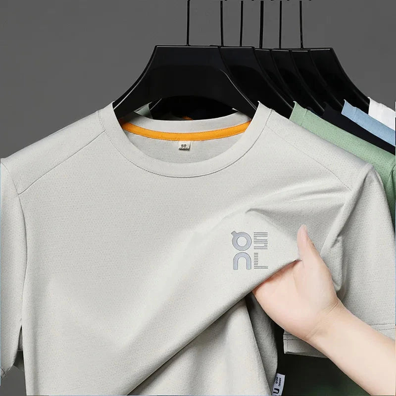 Designer Brand Men's Printed O-neck T-shirt Fashionable GlowCart