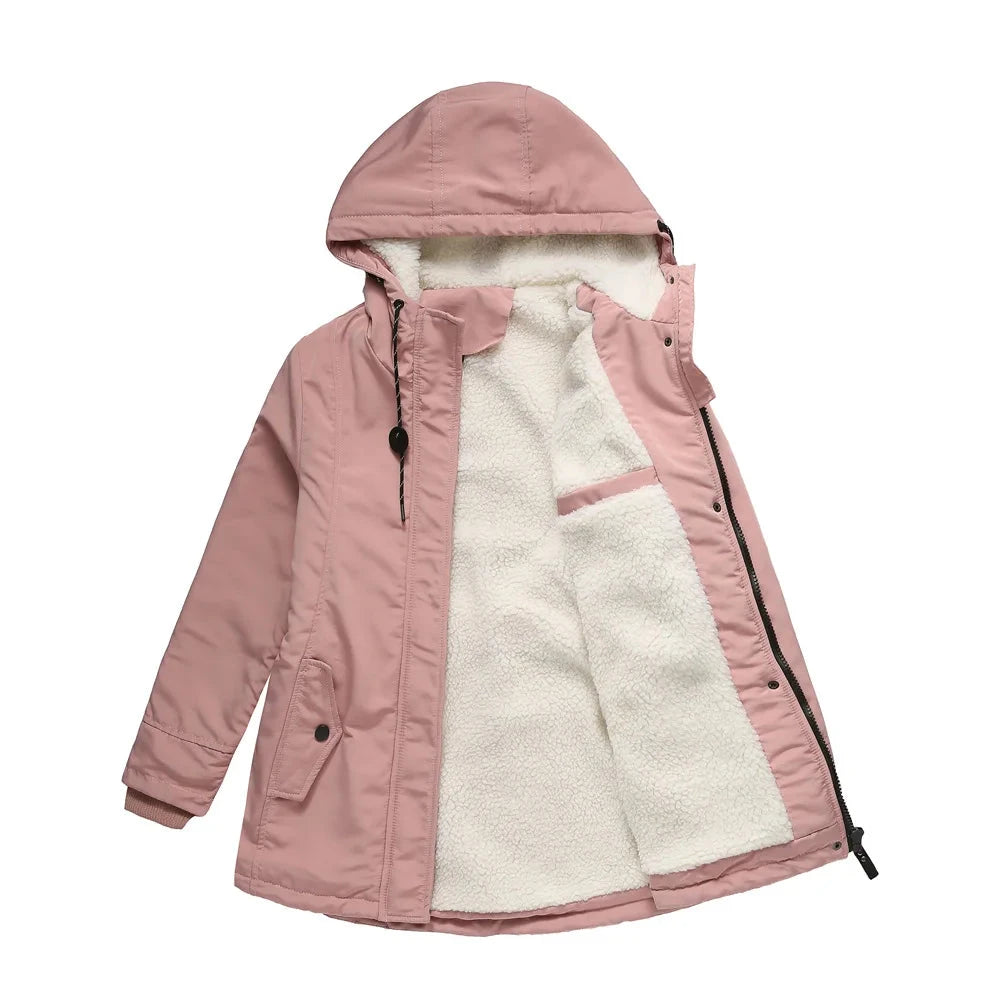 Winter Down Jackets Coats Women Warm Parkas Hooded GlowCart