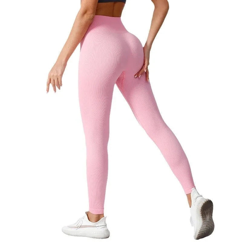 Thread Knited Leggings Women Seamless Slim Tights Gym GlowCart