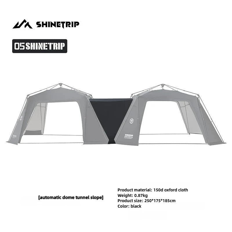 ShineTrip Quick Open Dome Tent Free Building Sunscreen Wind GlowCart