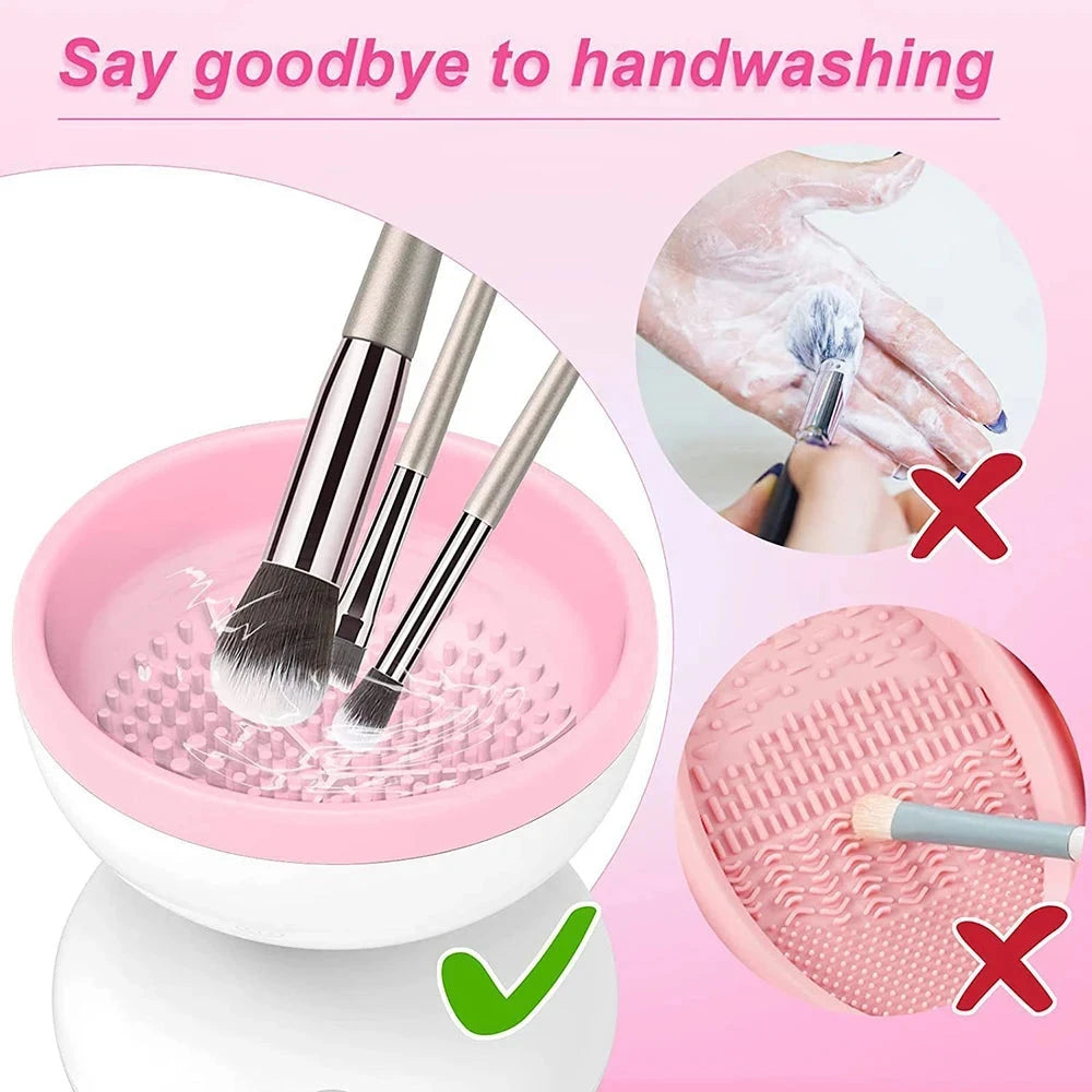 Travel Makeup Brush Cleaner Dedicated to Beauty Tools Two GlowCart