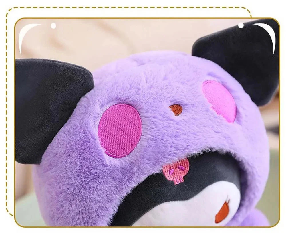 25cm Anime Sanrio Plush Doll Toys  Kawaii Hello Kitty Kuromi GlowCart