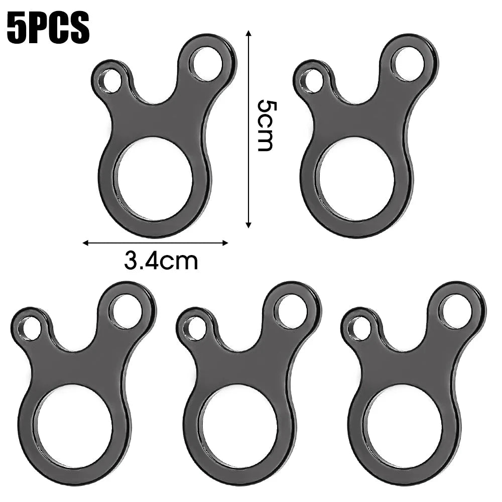 5/10pcs Tent Wind Rope Buckle 3 Hole Outdoor Camping GlowCart