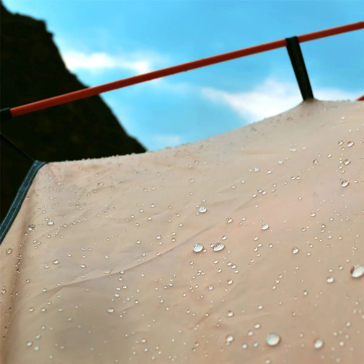 Silver Outdoor Automatic Quick-opening Tent, Camping GlowCart