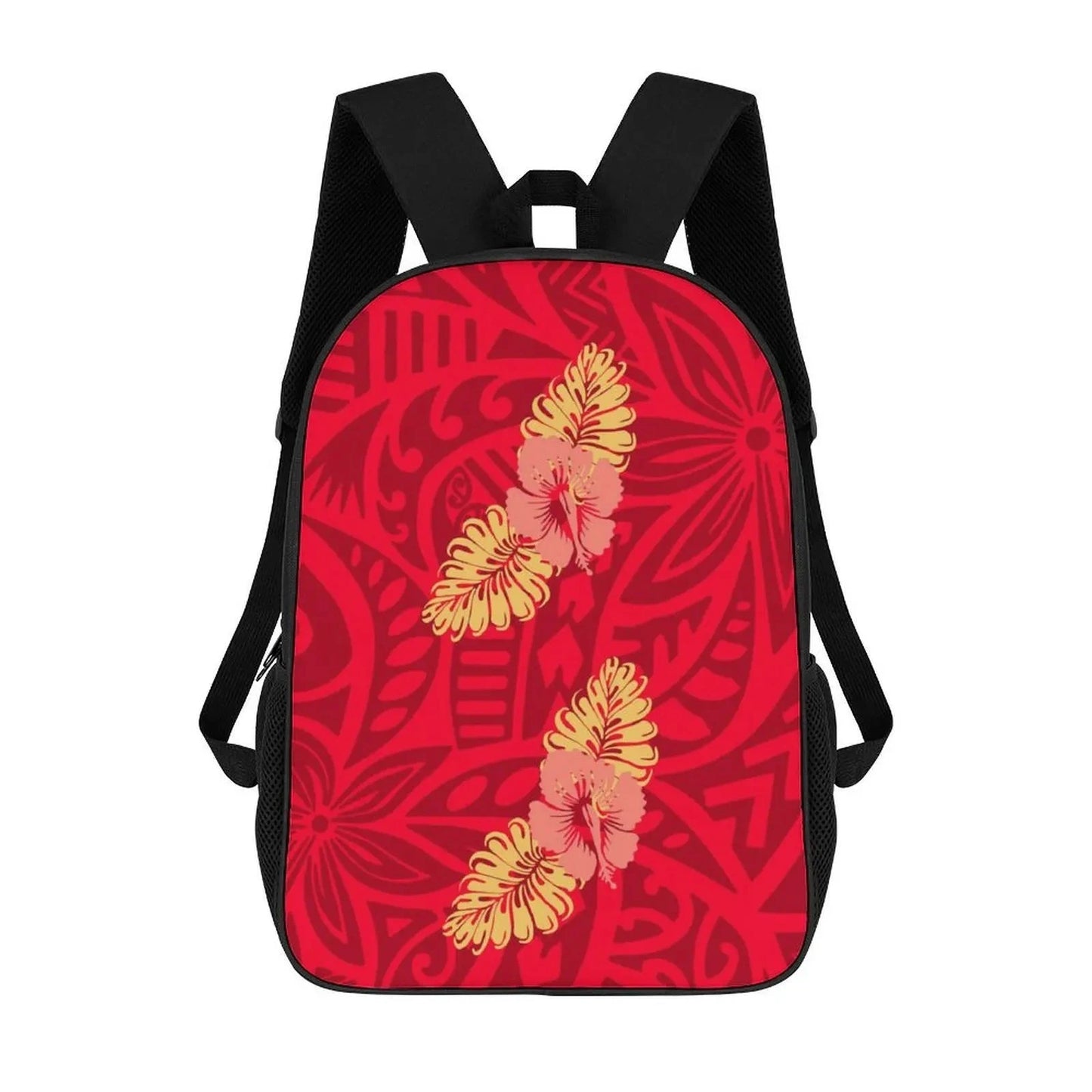 Artistic Polynesian Backpack Teens Adults School Laptop GlowCart